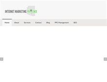 Tablet Screenshot of internetmarketingphoenix.com